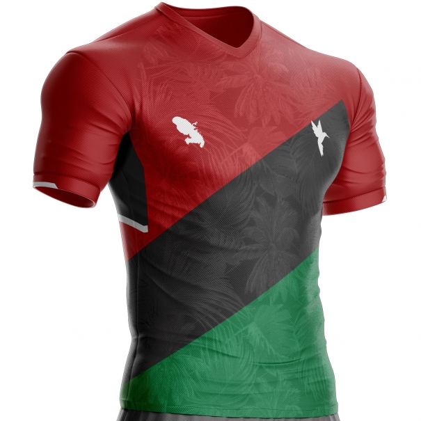 Martinique-Fußballtrikot 972 zur Unterstützung unitif.com
