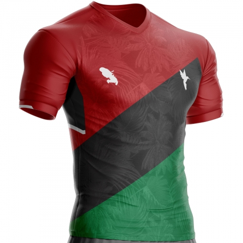 Maglia da calcio Martinica 972 per sostenere unitif.com