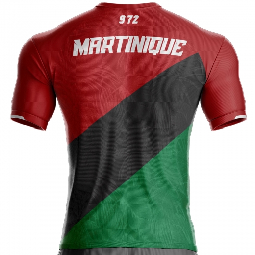 Martinique-Fußballtrikot 972 zur Unterstützung unitif.com