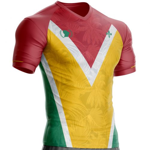 Guyana football shirt 973 B-77 to support