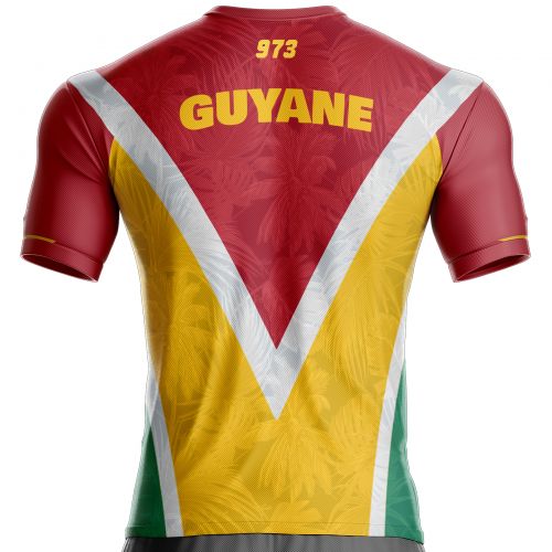 Maillot Guyane football 973 B-77 pour supporter unitif.com
