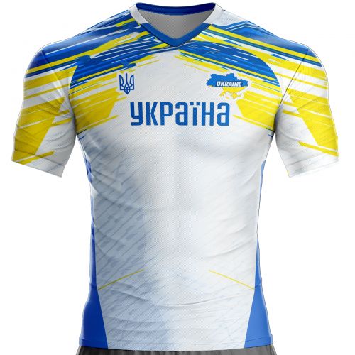 Футбольная майка Украины UKR-362 для болельщиков unitif.com