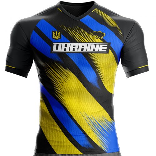 Ukraine-Fußballtrikot UKR-525 für Fans unitif.com
