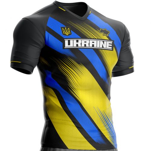 Maglia da calcio dell'Ucraina UKR-525 per i tifosi unitif.com