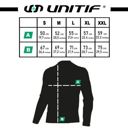 Maillot Cap vert football CV-53 manches longues unitif.com