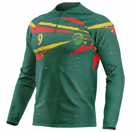 copy of Maillot Cap vert football CV-53 manches longues unitif.com