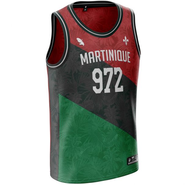 Camiseta de baloncesto de Martinica MT-972 unitif.com