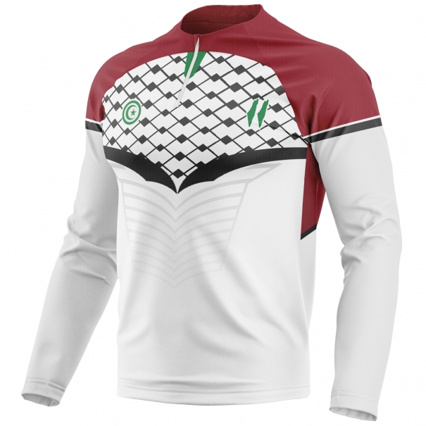 Maillot Palestine football PL-169 manches longues unitif.com