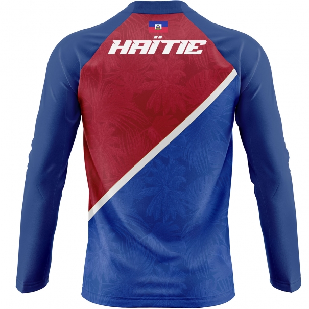 Maglia da calcio Haiti HT-341 maniche lunghe unitif.com
