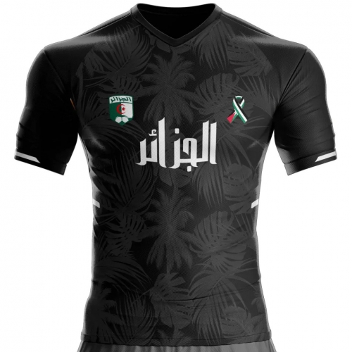 Maillot Algerie football noir GQS-01 pour supporter unitif.com