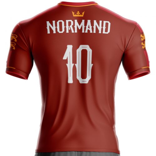 Maillot Normandie football ND-74 pour supporter