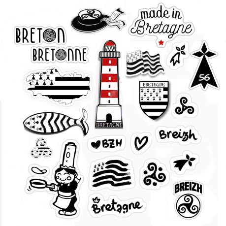 الكثير من ملصقات بريتاني لكرة القدم unitif.com