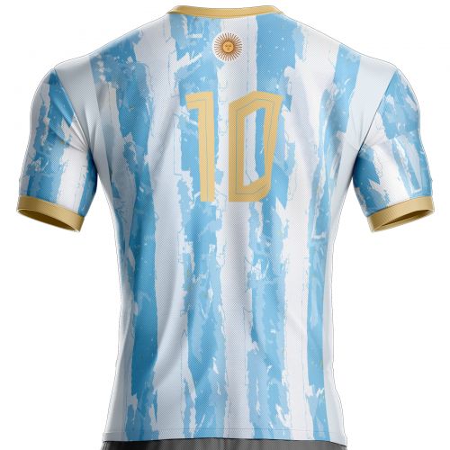 الأرجنتين قميص كرة القدم AG-04 لدعم Unitif.com