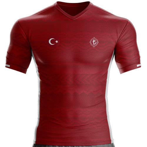 تي شيرت Türkiye Türkiye لكرة القدم لمشجع TK-74 unitif.com
