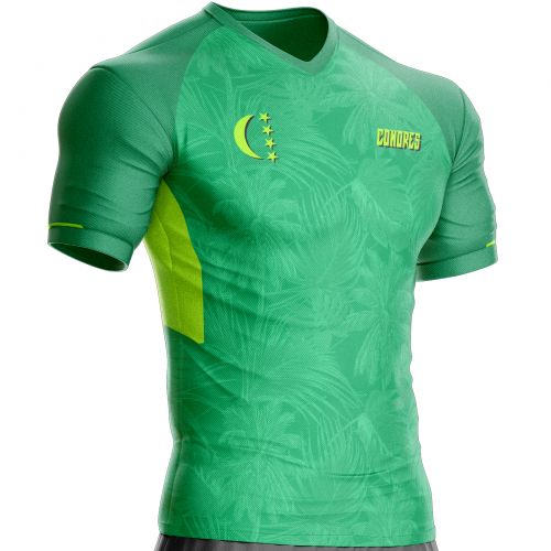 CM-41 Camiseta de fútbol de las Comoras para aficionados unitif.com