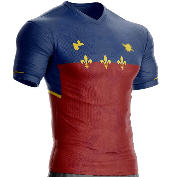 Guadeloupe football jersey GD-88 to support unitif.com