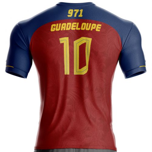 Guadeloupe fotbollströja GD-88 att stödja unitif.com