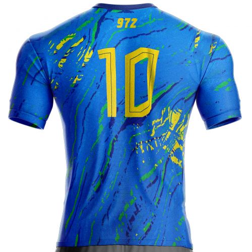 Camiseta de fútbol de Martinica MT-65 para aficionados unitif.com