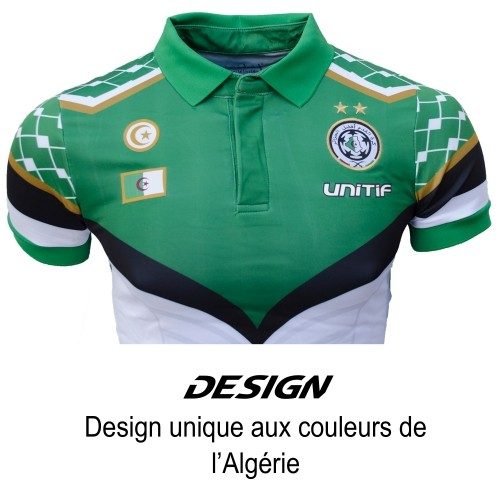 Maillot Algérie football AG-32 pour supporter blanc Unitif.com