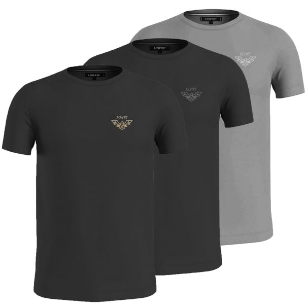 Set of 3 slim fit Egypt T-shirts unitif.com