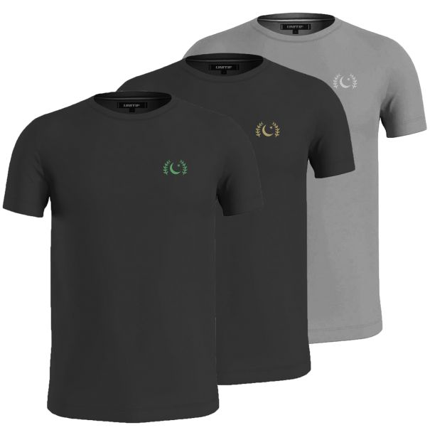 Pakke med 3 Pakistan T-skjorter slim fit unitif.com