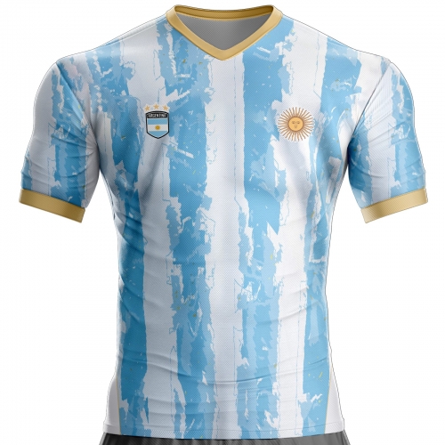 الأرجنتين قميص كرة القدم AG-04 لدعم unitif.com