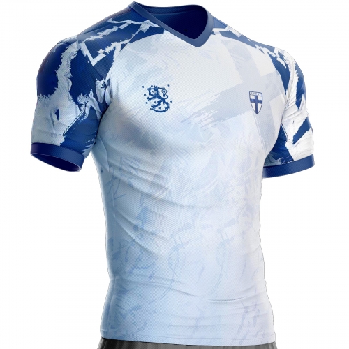 Finland football jersey FL-04 for supporters unitif.com