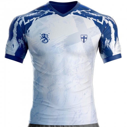 Finland football jersey FL-04 for supporters unitif.com