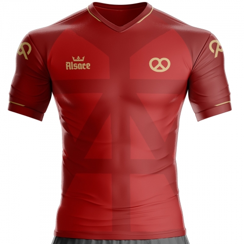 Maillot Alsace football AL-21 pour supporter unitif.com