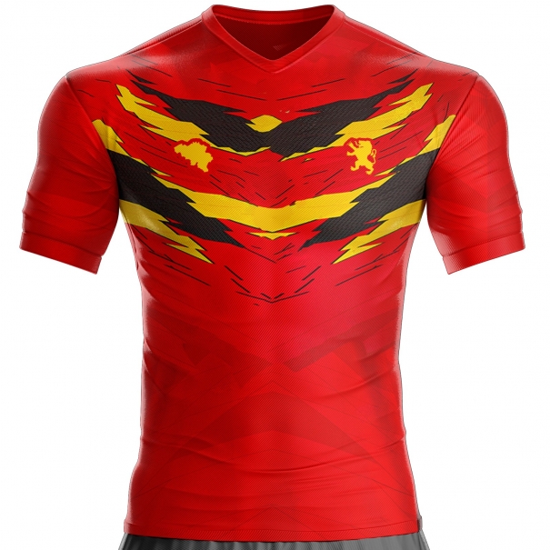 Camiseta de fútbol belga BE-412 para aficionados unitif.com