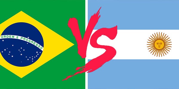 Argentinien gegen Brasilien: das ultimative Fußballspiel!