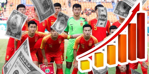 Topp 10 kinesiske fotballspillere med høyest lønn
