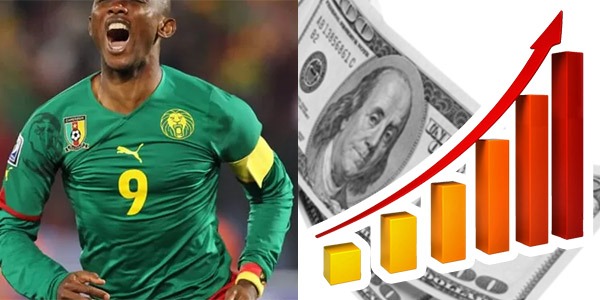 Top 10 highest salaries of Cameroonian players