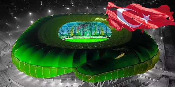 De beste tyrkiske fotballstadionene