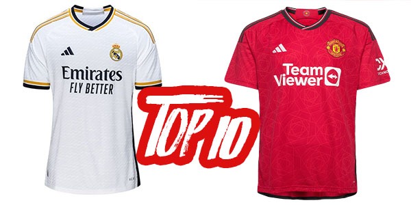 Le 10 maglie da calcio più vendute di tutti i tempi