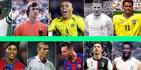 I 10 migliori giocatori di calcio di tutti i tempi